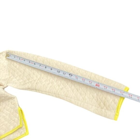 Marine Layer corbet snap hoodie oatmeal quilted size XS womens soft sweatshirt - Picture 5 of 9